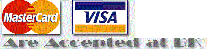 MasterCard, Visa, and Barter Card are Accepted